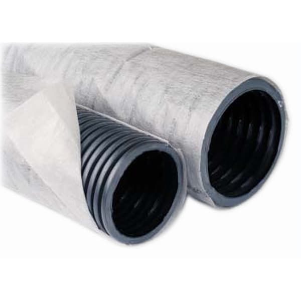 Труба дренажная гофр. двухслойная ПНД 160 SN6 с фильтром Typar с муфтой